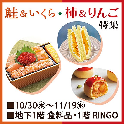 鮭&いくら・柿&りんご特集