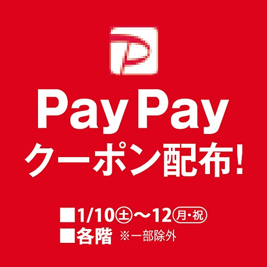 PayPayクーポン配布！