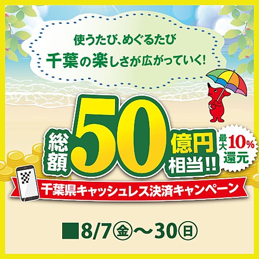 千葉県キャッシュレス決済キャンペーン
