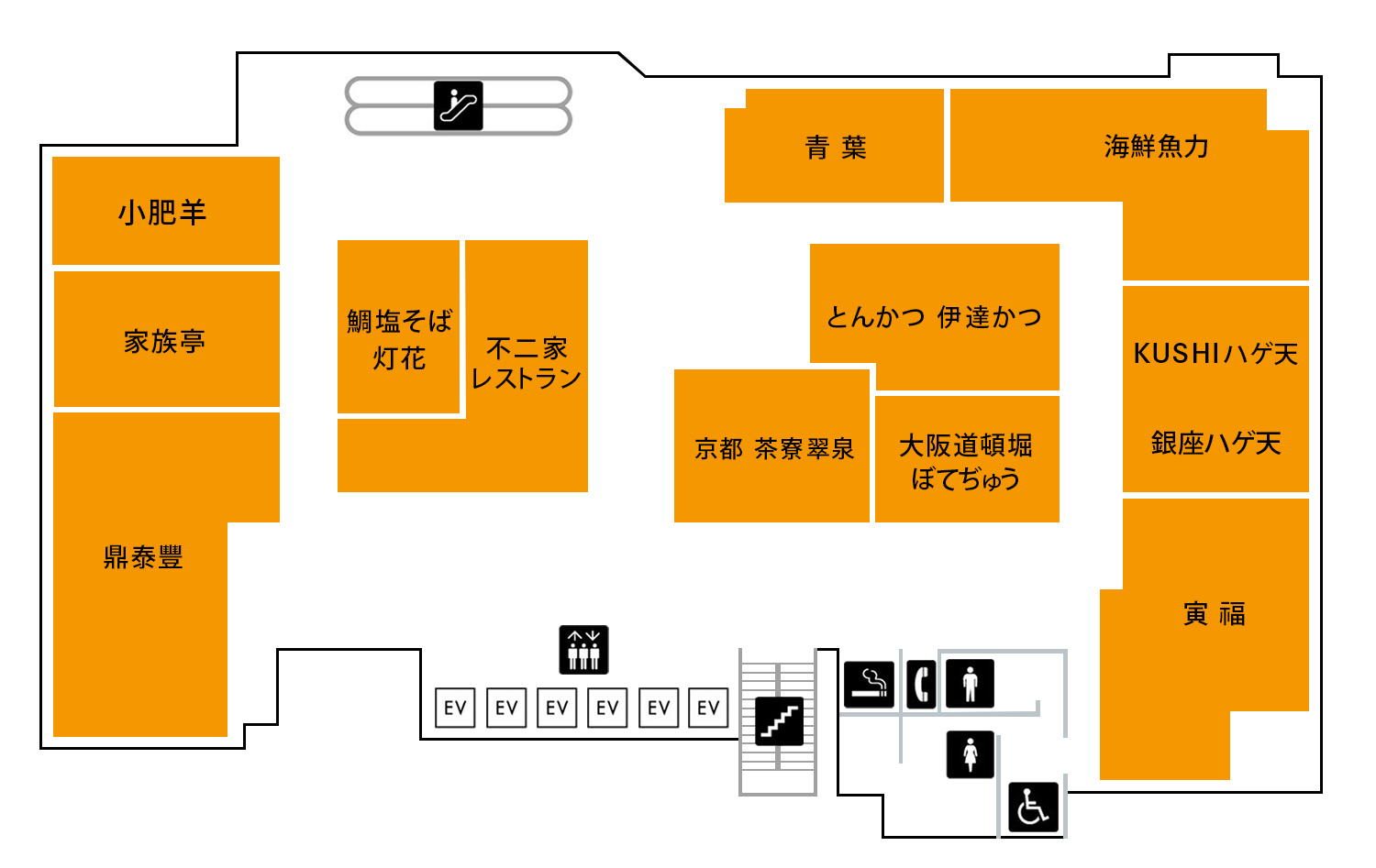 フロアマップ 13F