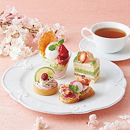 ＜トラネコボンボン監修＞お花見アフタヌーンティーセット