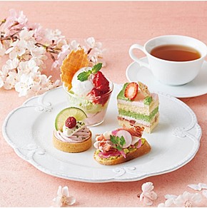 ＜トラネコボンボン監修＞お花見アフタヌーンティーセット