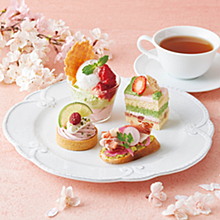〈トラネコボンボン監修〉お花見アフタヌーンティーセット