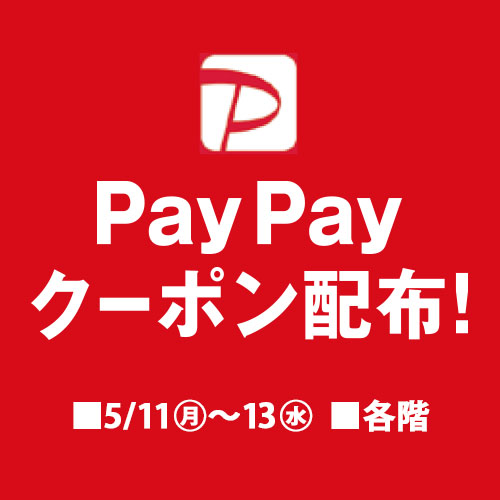 PayPayクーポン配布！