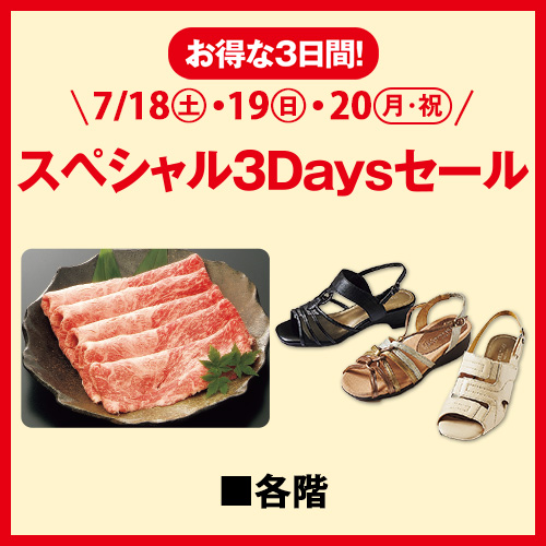 スペシャル3Daysセール